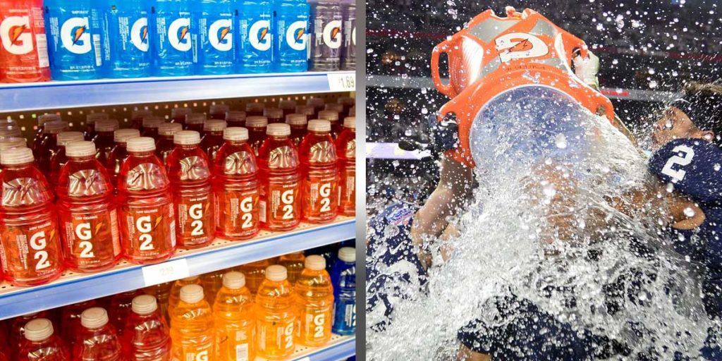 super bowl gatorade shower