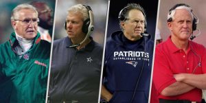 Don Shula, Bill Walsh, Bill Parcells, Bill Belichick