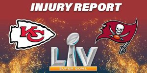 Super Bowl LV Injury Report