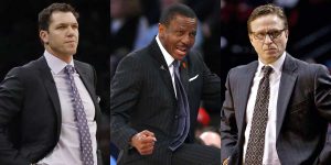 Luke Walton, Dwane Casey, and Scott Brooks