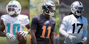 Tyreek Hill - AJ Brown - Davante Adams