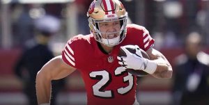 Christian McCaffrey Props and TD Scorer Odds for MNF vs NY Jets