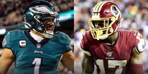 Jalen Hurts, Terry McLaurin Best TD Scorer Bets for TNF Week 11