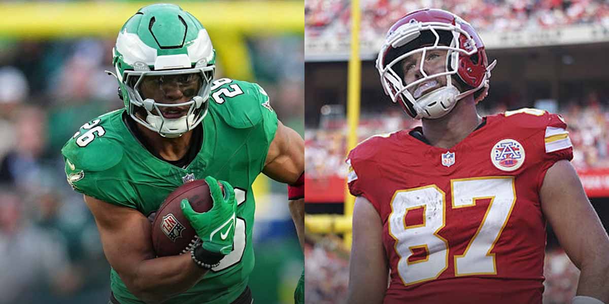 Super Bowl 59: Anytime Touchdown Scorer Props - Saquon Barkley - Travis Kelce